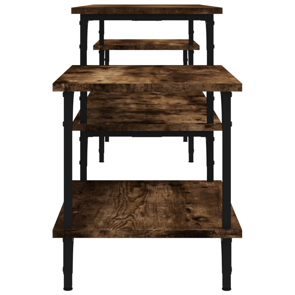 vidaXL Έπιπλο Τηλεόρασης Καπνιστή Δρυς 197x35x52 εκ. Επεξ. Ξύλο