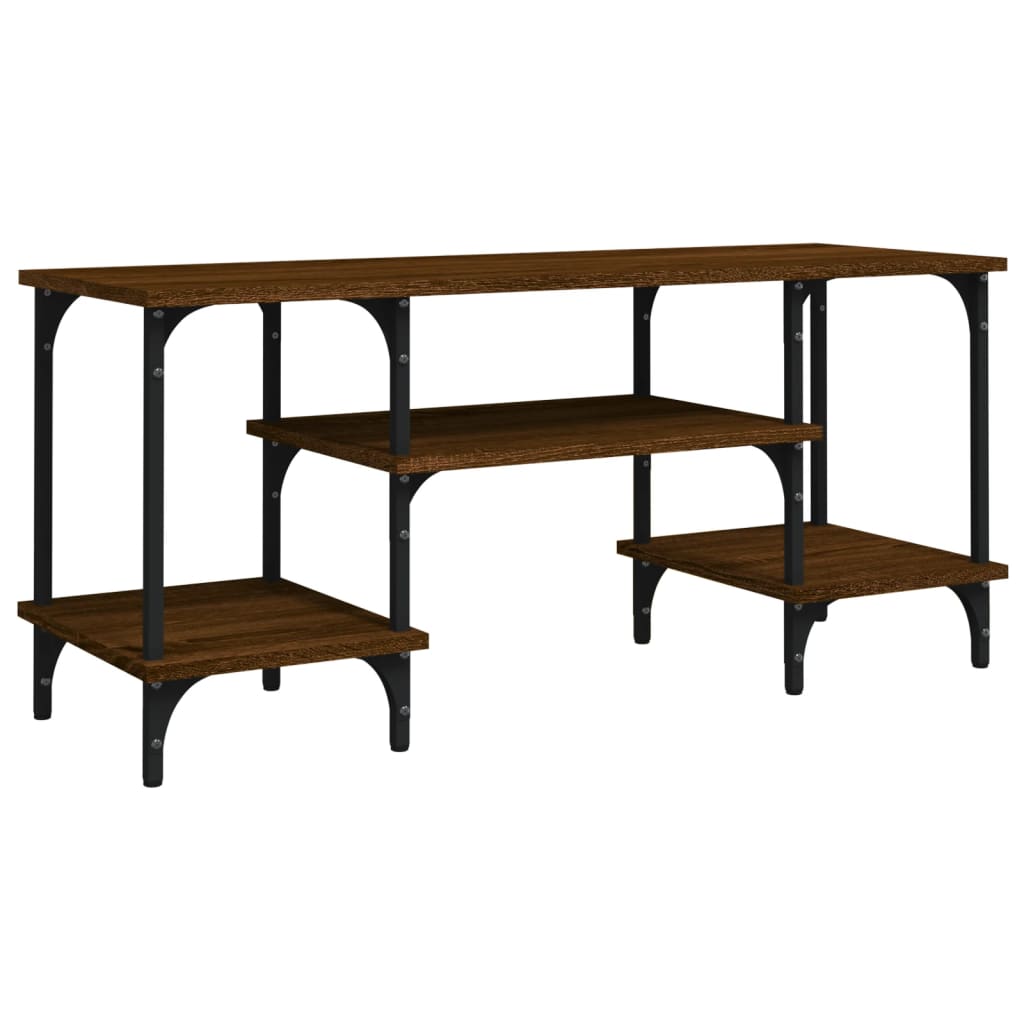 vidaXL Έπιπλο Τηλεόρασης Καφέ Δρυς 102x35x45,5 εκ. Επεξεργασμένο Ξύλο