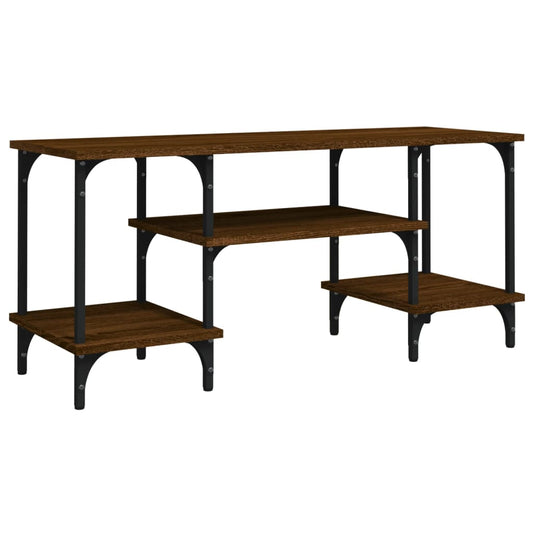 vidaXL Έπιπλο Τηλεόρασης Καφέ Δρυς 102x35x45,5 εκ. Επεξεργασμένο Ξύλο