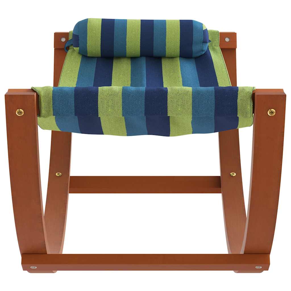 vidaXL Αιώρα για Παιδιά Κουνιστή Μπλε και Πράσινο Υφασμάτινη