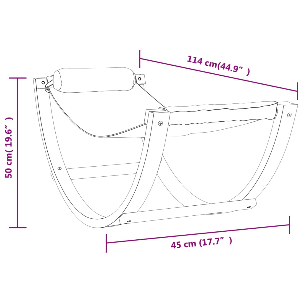 vidaXL Αιώρα για Παιδιά Κουνιστή Μπλε και Πράσινο Υφασμάτινη