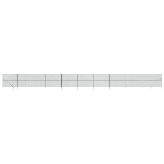 vidaXL Συρματόπλεγμα Περίφραξης Πράσινο 1,6 x 25 μ. με Καρφωτές Βάσεις
