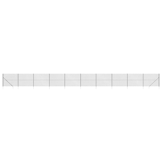 vidaXL Συρματόπλεγμα Περίφραξης Ανθρακί 1,6 x 25 μ. με Καρφωτές Βάσεις