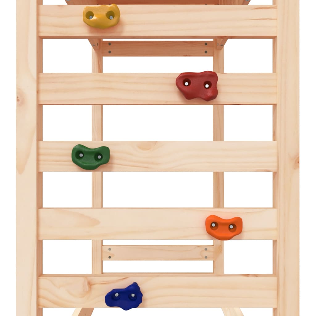 vidaXL Παιδική Χαρά Εξωτερικού Χώρου από Μασίφ Ξύλο Πεύκου