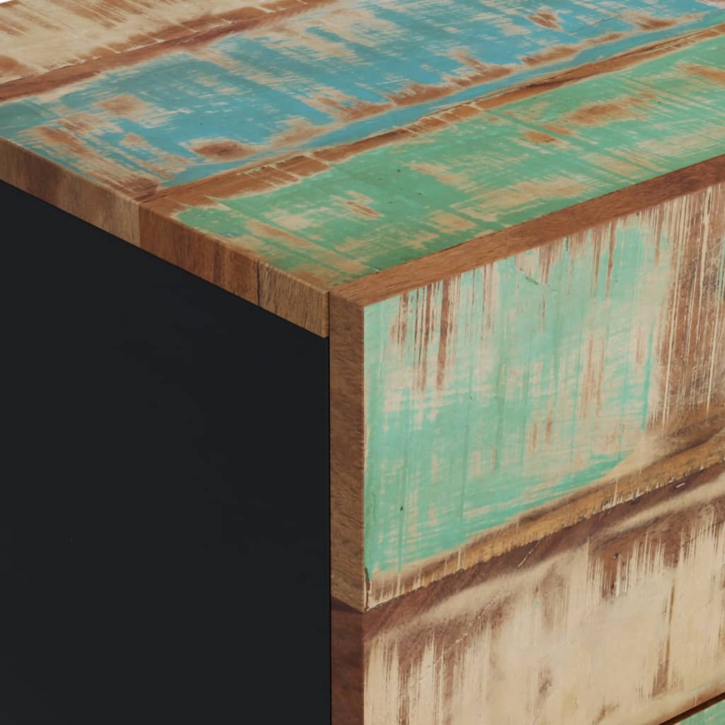 vidaXL Συρταριέρα με 3 Συρτάρια 40x33,5x75 εκ. από Μασίφ Ανακυκλ. Ξύλο