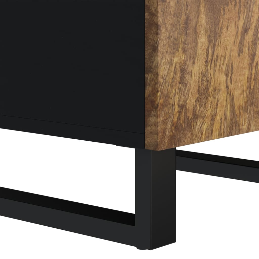 vidaXL Ντουλάπι με Πόρτα 40 x 31 x 75 εκ. από Μασίφ Ξύλο Μάνγκο