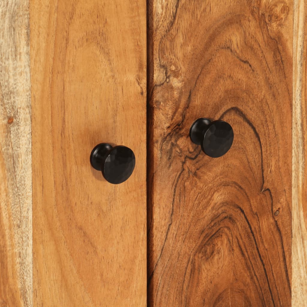 vidaXL Ντουλάπι με 2 Πόρτες 60 x 33 x 75 εκ. από Μασίφ Ξύλο Ακακίας