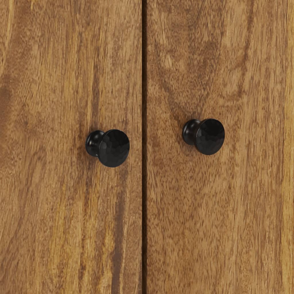 vidaXL Ντουλάπι με 2 Πόρτες 60 x 33 x 75 εκ. από Μασίφ Ξύλο Μάνγκο