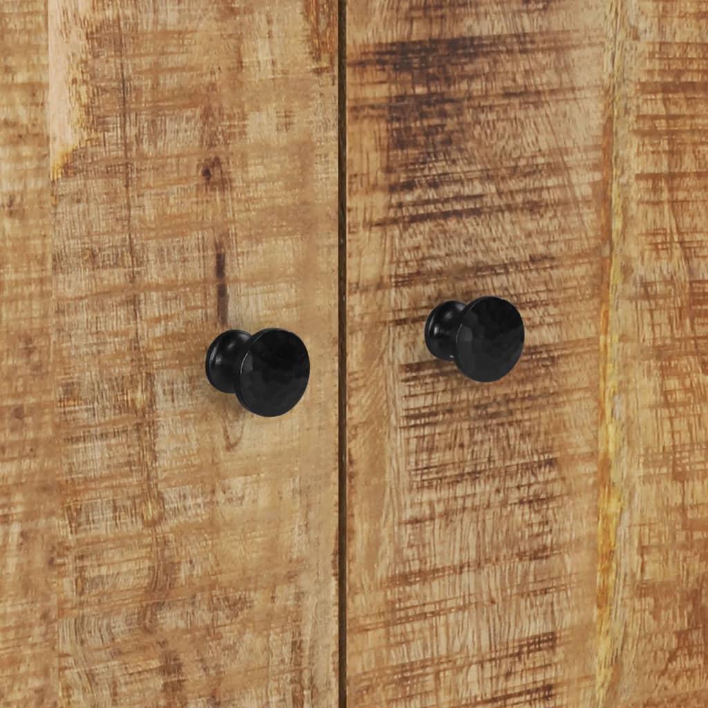 vidaXL Ντουλάπι με 4 Πόρτες 60 x 33 x 75 εκ. από Μασίφ Ξύλο Μάνγκο