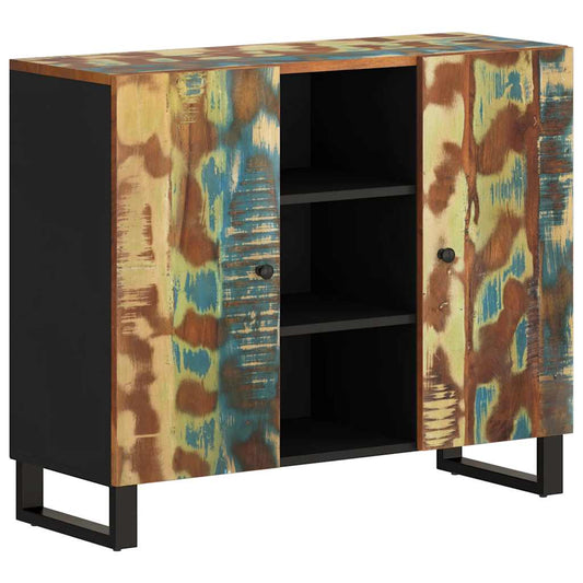 vidaXL Ντουλάπι με 2 Πόρτες 90x30x75 εκ. από Μασίφ Ανακυκλωμένο Ξύλο