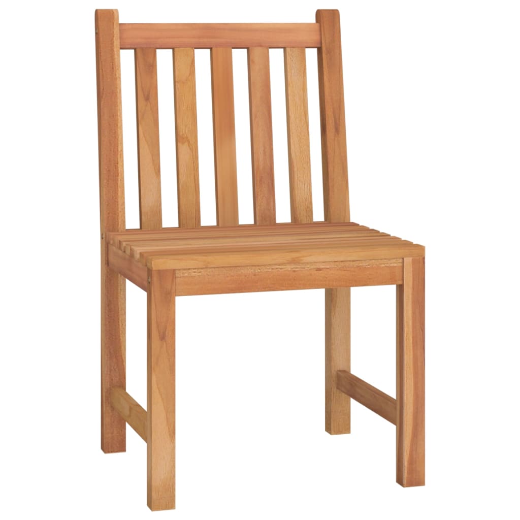 vidaXL Σετ Τραπεζαρίας Κήπου 5 Τεμαχίων από Μασίφ Ξύλο Teak