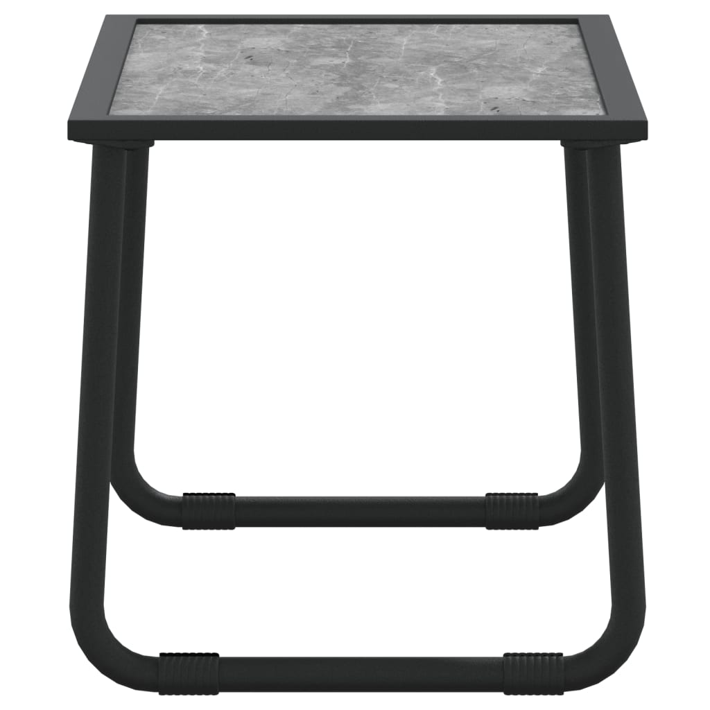 vidaXL Σαλόνι Κήπου Σετ 3 τεμ. Ανθρακί από Ατσάλι με Μαξιλάρια