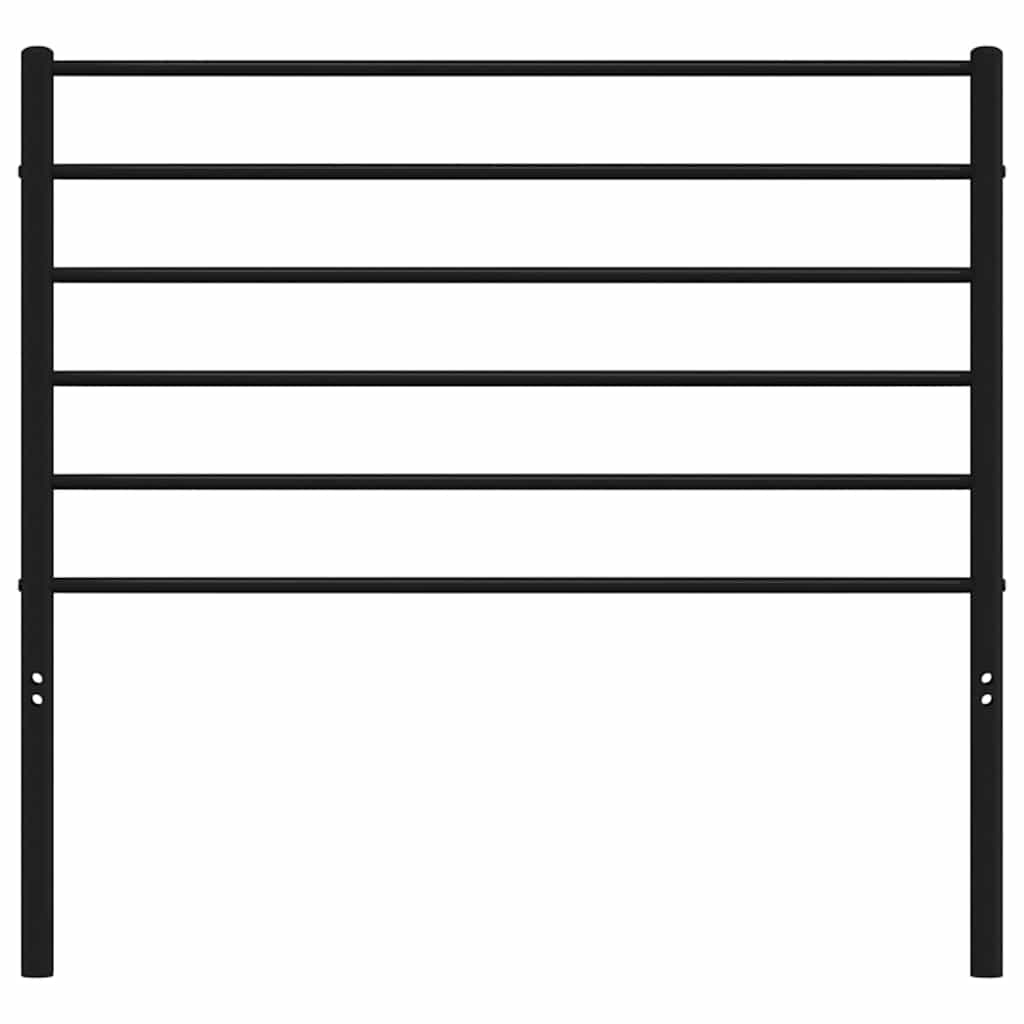 vidaXL Κεφαλάρι Μαύρο 107 εκ. Μεταλλικό