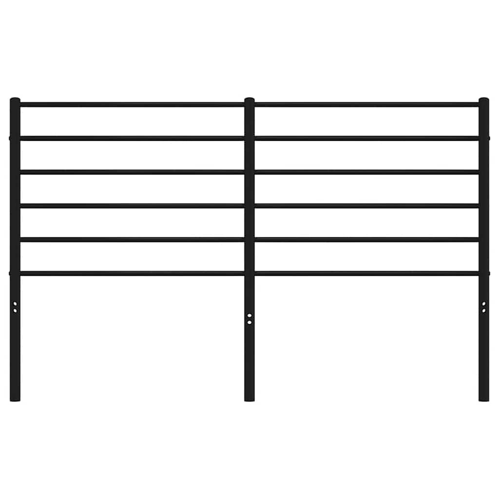 vidaXL Κεφαλάρι Μαύρο 150 εκ. Μεταλλικό