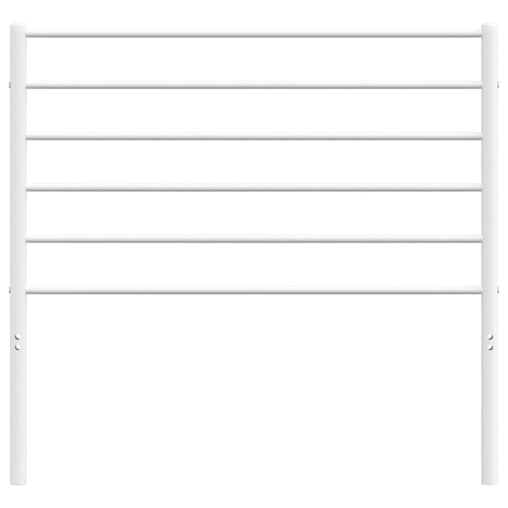 vidaXL Κεφαλάρι Λευκό 100 εκ. Μεταλλικό