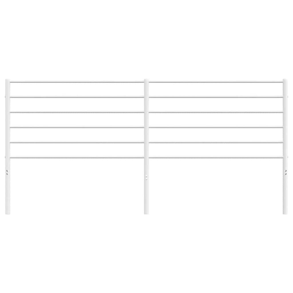 vidaXL Κεφαλάρι Λευκό 200 εκ. Μεταλλικό