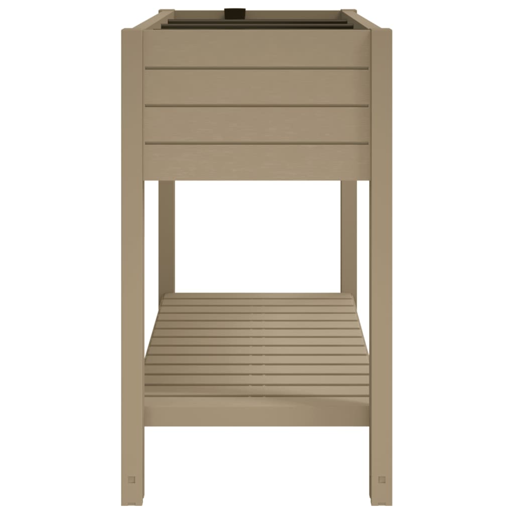 vidaXL Υπερυψωμ. Ζαρντινιέρα Κήπου Αν. Καφέ 110x45x79 εκ. Πολυπρ/λένιο