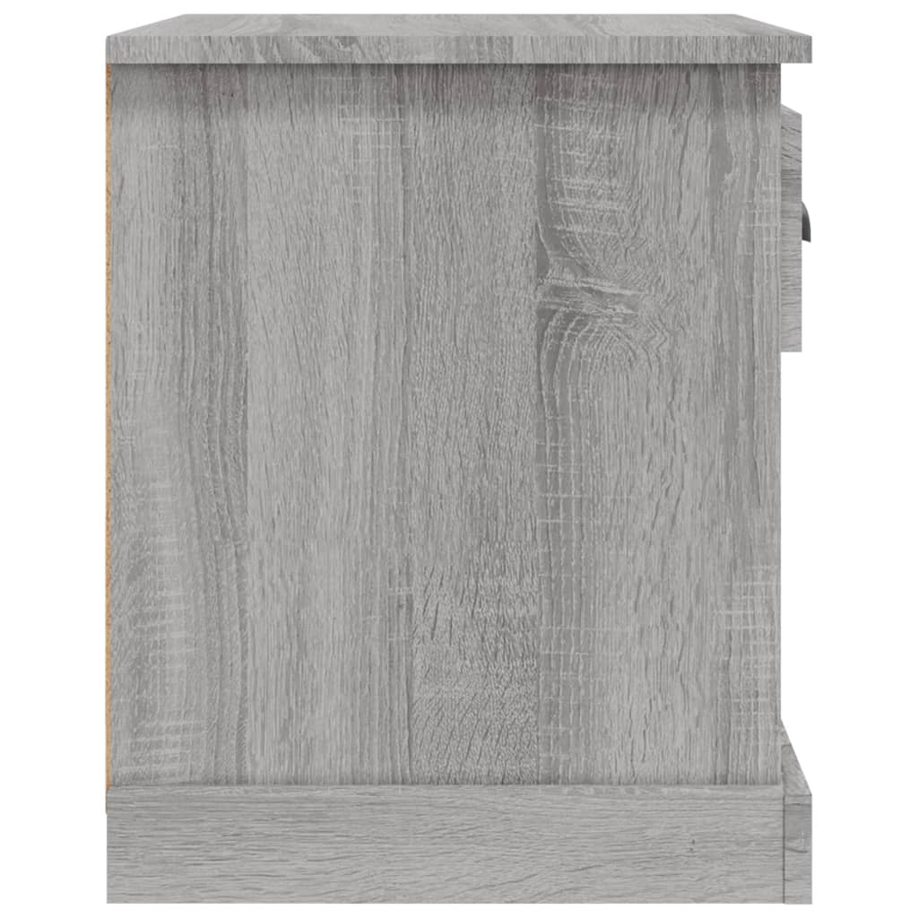 vidaXL Κομοδίνο Γκρι Sonoma 39x39x47,5 εκ. από Επεξεργασμένο Ξύλο