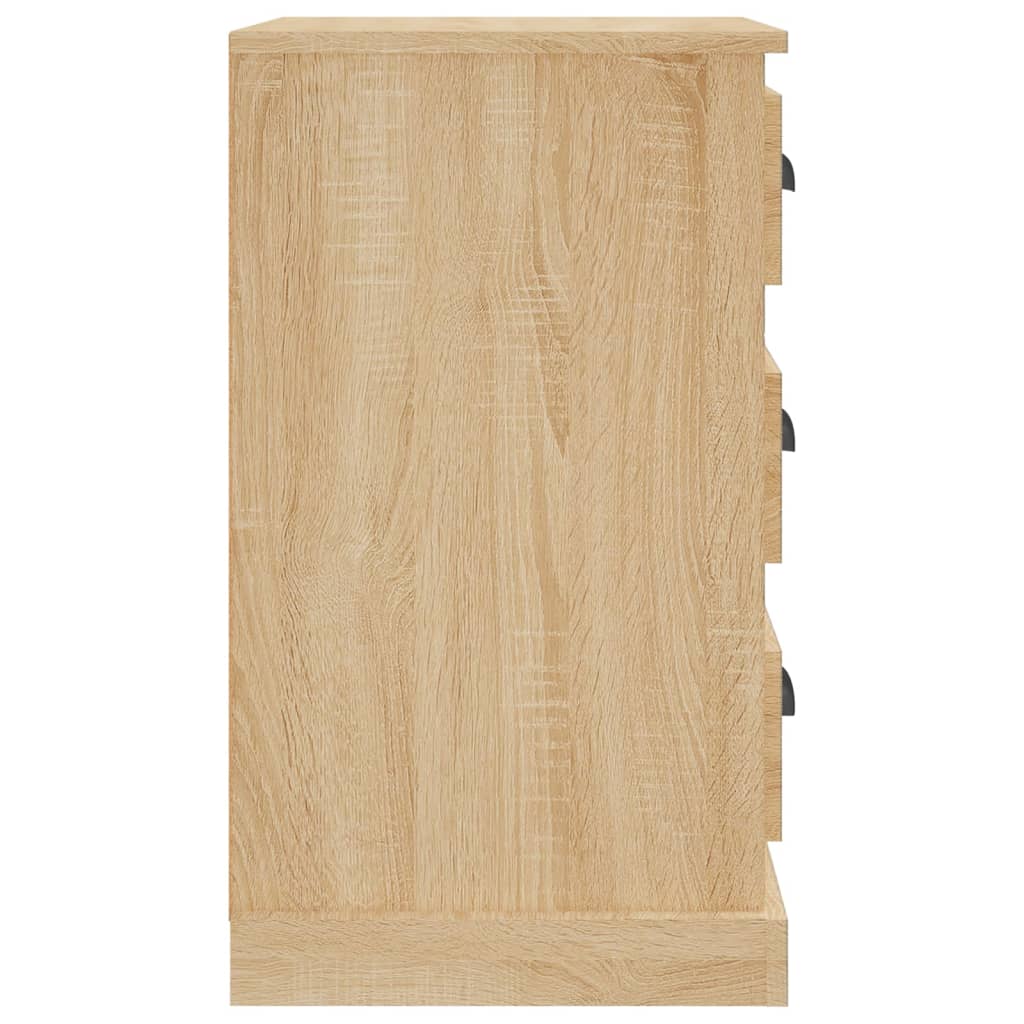 vidaXL Κομοδίνο Sonoma Δρυς 39 x 39 x 67 εκ. από Επεξεργασμένο Ξύλο