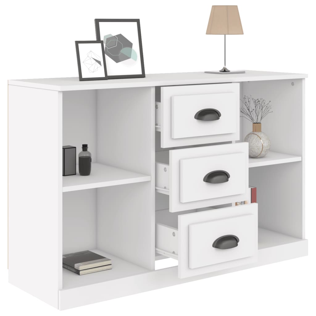 vidaXL Ντουλάπι Λευκό 104,5 x 35,5 x 67,5 εκ. από Επεξεργασμένο Ξύλο