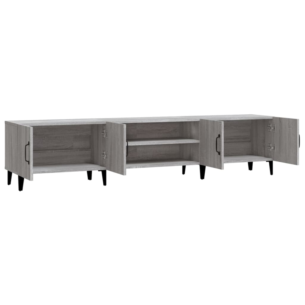 vidaXL Έπιπλο Τηλεόρασης Γκρι Sonoma 180x31,5x40 εκ. από Επεξεργ. Ξύλο
