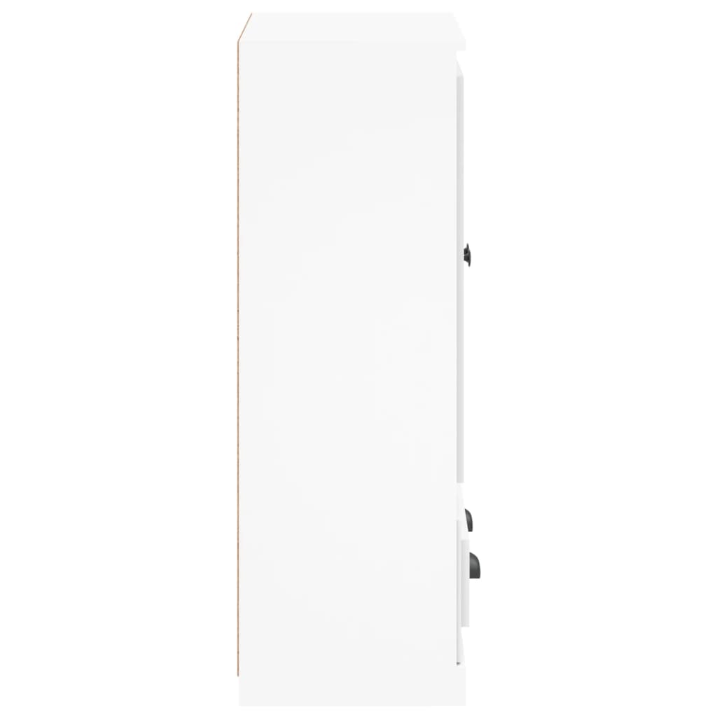 vidaXL Ντουλάπι Λευκό 60 x 35,5 x 103,5 εκ. από Επεξεργασμένο Ξύλο