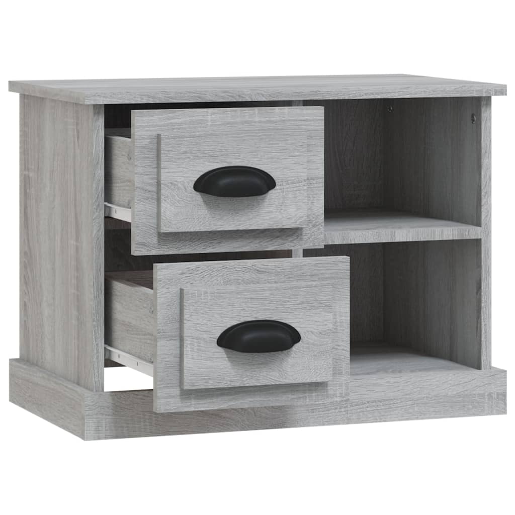 vidaXL Κομοδίνο Γκρι Sonoma 60 x 35,5 x 45 εκ.