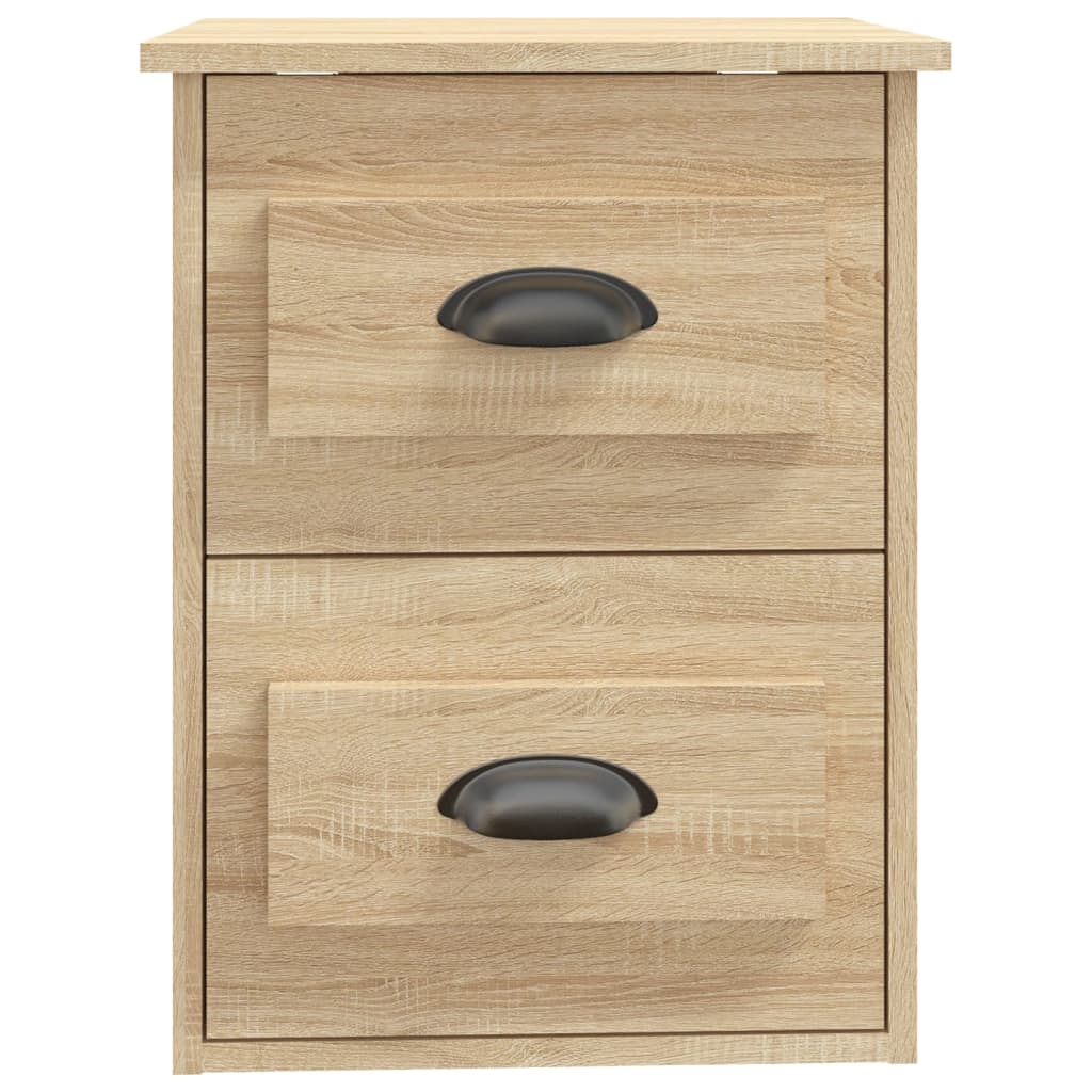vidaXL Κομοδίνο Επιτοίχιο Sonoma Δρυς 41,5x36x53 εκ.