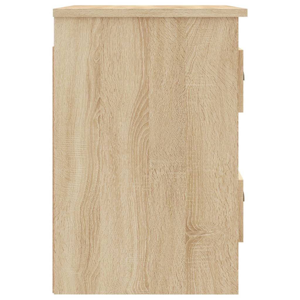vidaXL Κομοδίνο Επιτοίχιο Sonoma Δρυς 41,5x36x53 εκ.