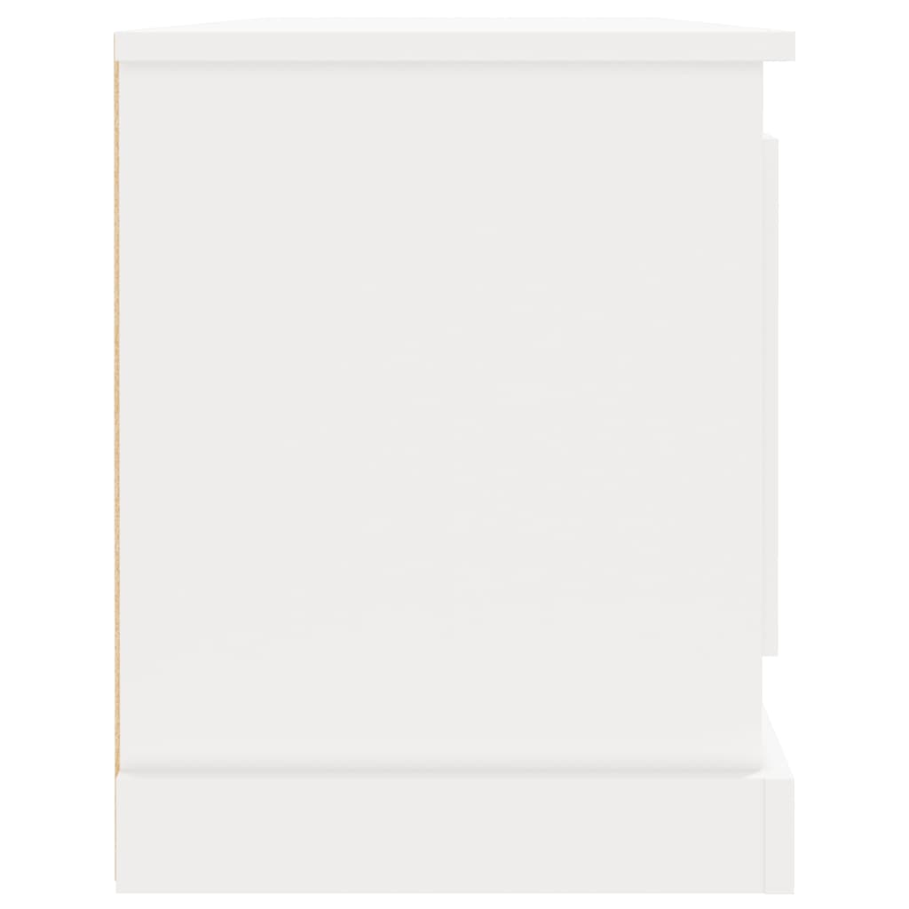 vidaXL Έπιπλο Τηλεόρασης Λευκό 100 x 35,5 x 45 εκ. Επεξεργασμένο Ξύλο