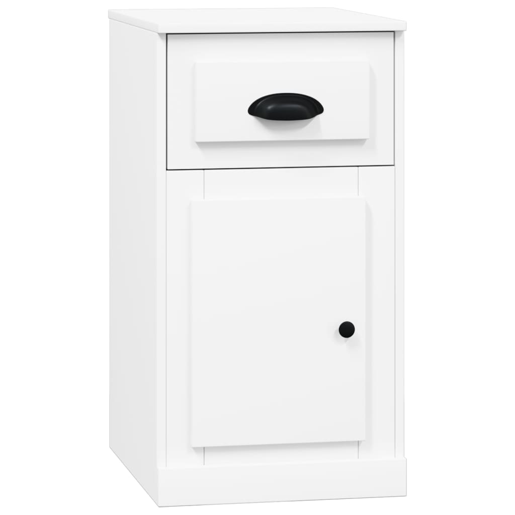 vidaXL Ντουλάπι με Συρτάρι Λευκό 40 x 50 x 75 εκ. Επεξεργασμένο Ξύλο