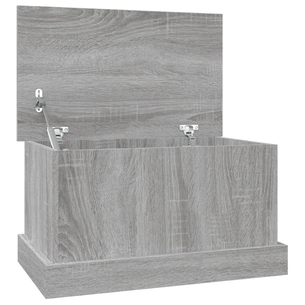 vidaXL Κουτί Αποθήκευσης Γκρι sonoma 50x30x28 εκ. Επεξεργασμένο Ξύλο