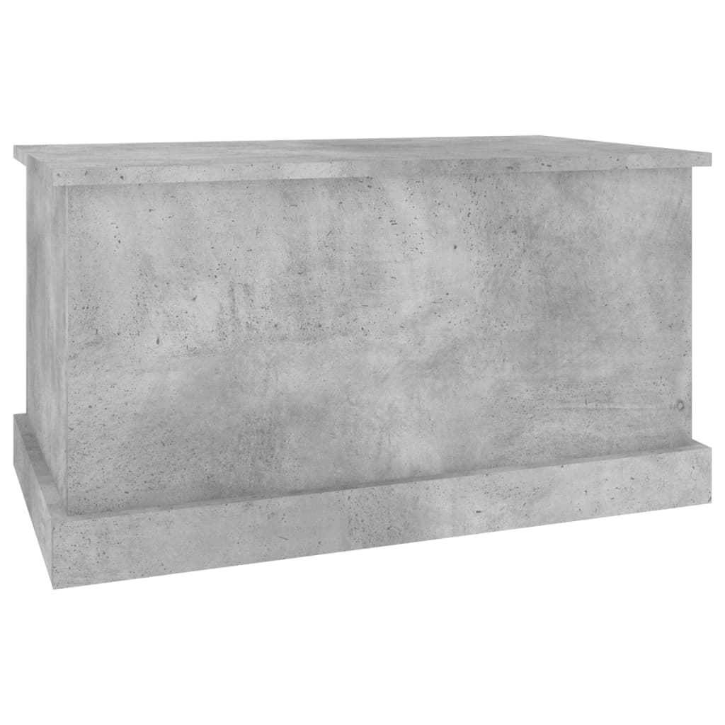 vidaXL Κουτί Αποθήκευσης Γκρι Σκυροδέματος 70x40x38 εκ. Επεξεργ. Ξύλο