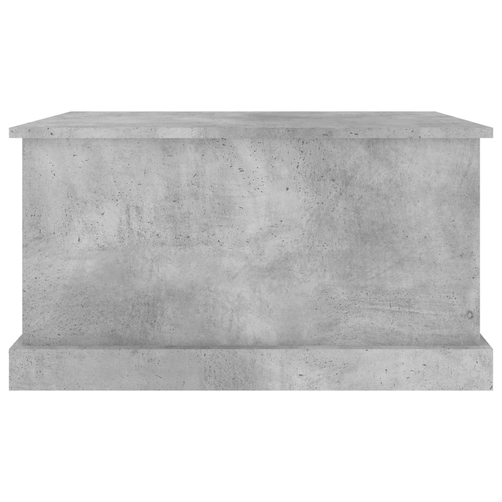 vidaXL Κουτί Αποθήκευσης Γκρι Σκυροδέματος 70x40x38 εκ. Επεξεργ. Ξύλο