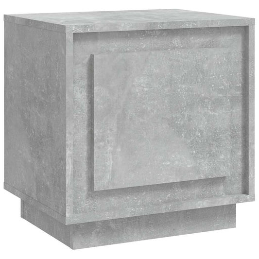 vidaXL Κομοδίνο Γκρι Σκυρ. 44x35x45 εκ. από Επεξεργασμένο Ξύλο