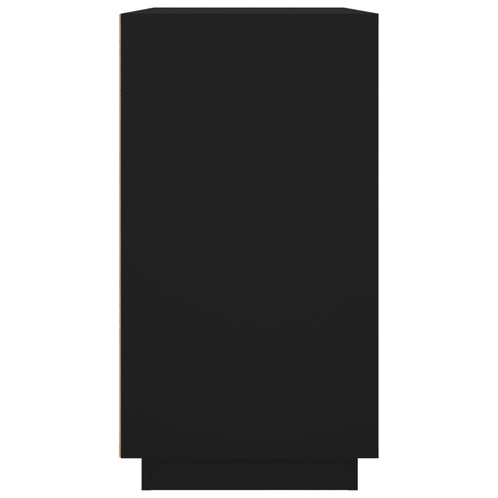 vidaXL Ντουλάπι Μαύρο 80 x 34 x 75 εκ. από Επεξεργασμένο Ξύλο
