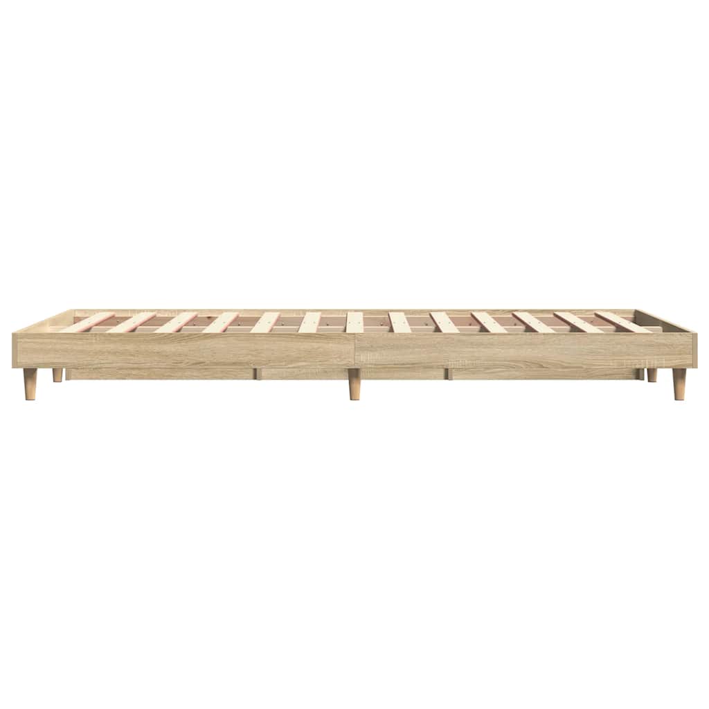vidaXL Πλαίσιο Κρεβατιού Χωρ. Στρώμα Sonoma Δρυς 120x200εκ. Επ. Ξύλο