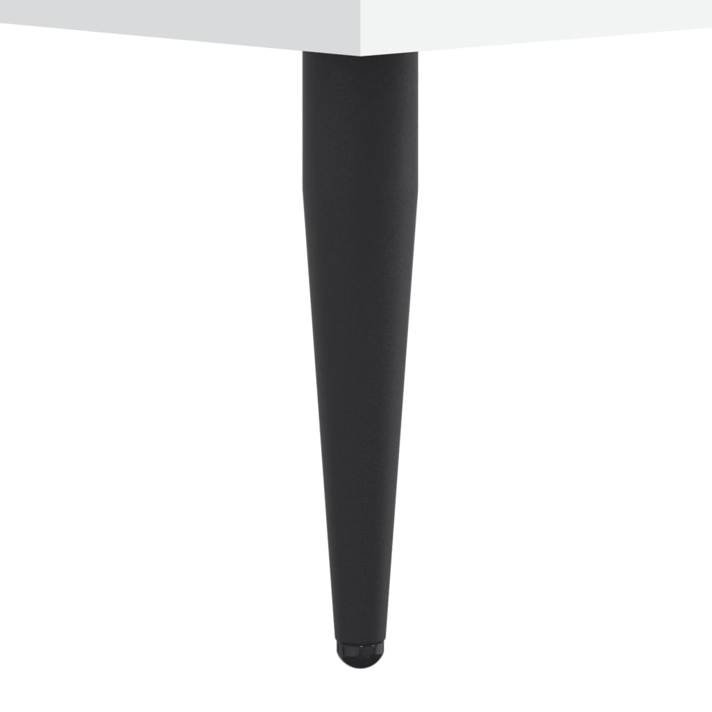 vidaXL Πλαίσιο Κρεβατιού Λευκό 200 x 200 εκ. από Επεξεργασμένο Ξύλο