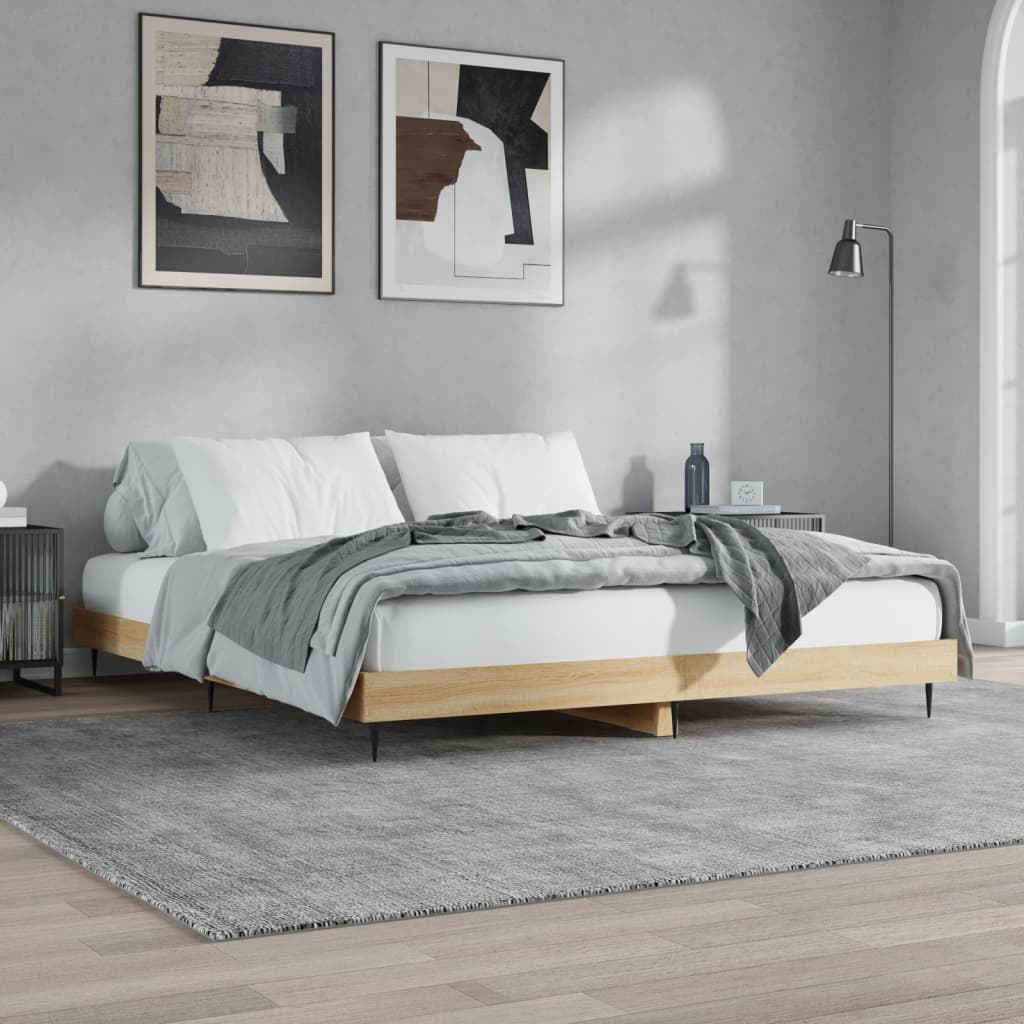 vidaXL Πλαίσιο κρεβατιού χωρίς στρώμα 180x200 εκ. Επεξεργασμένο Ξύλο