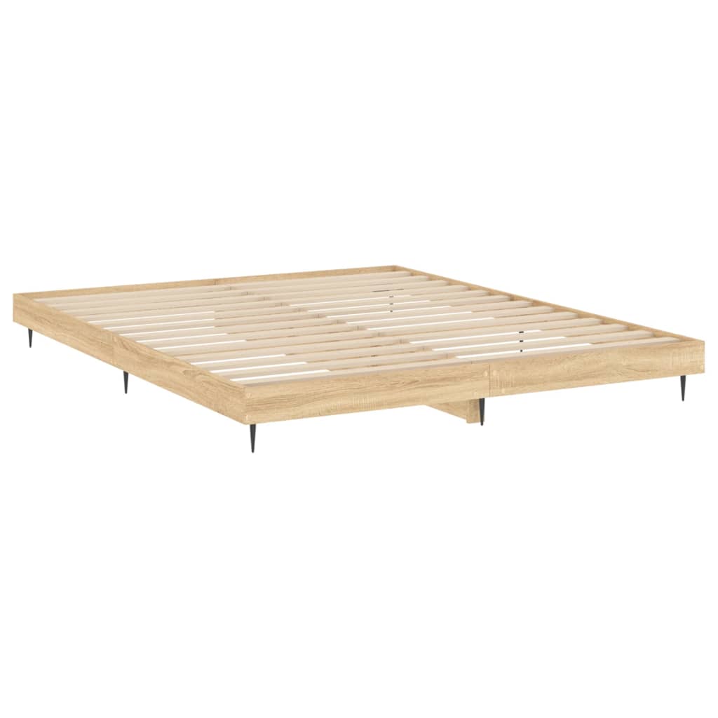 vidaXL Πλαίσιο κρεβατιού χωρίς στρώμα 180x200 εκ. Επεξεργασμένο Ξύλο