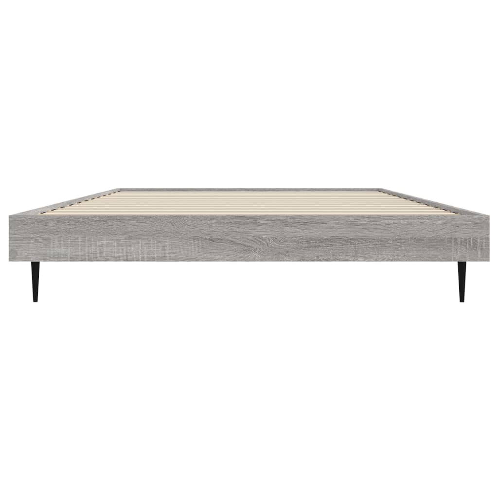 vidaXL Πλαίσιο Κρεβατιού Γκρι Sonoma 100x200 εκ. Επεξεργασμένο Ξύλο
