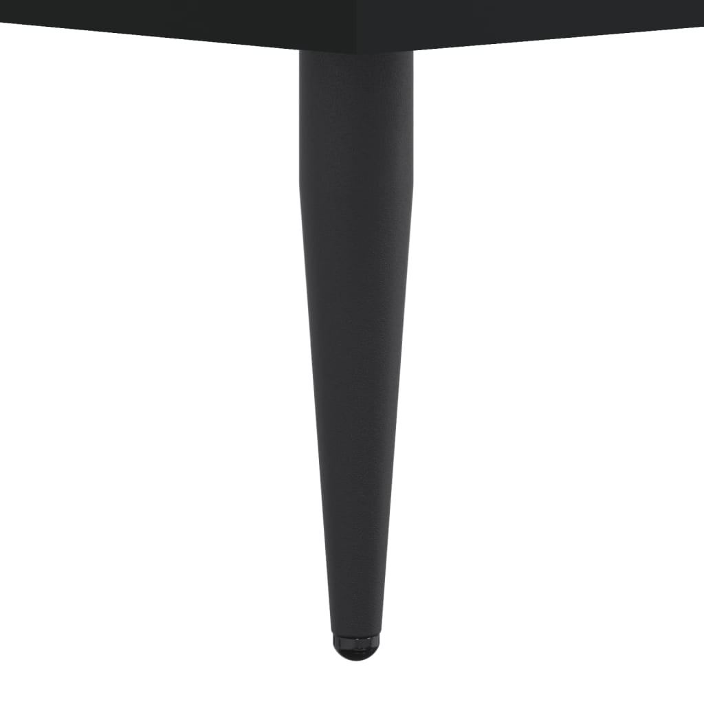 vidaXL Πλαίσιο Κρεβατιού Μαύρο 90 x 200 εκ. Επεξεργασμένο Ξύλο