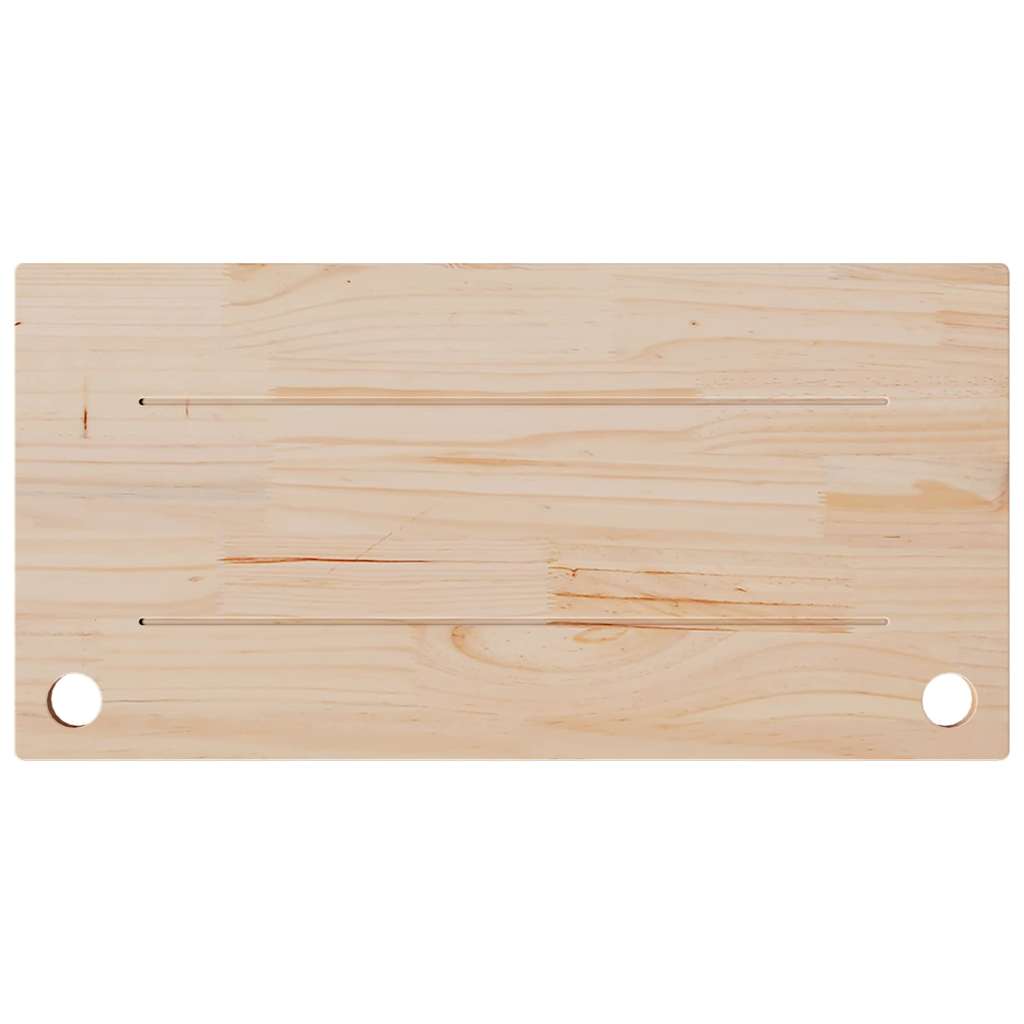 vidaXL Επιφάνεια Γραφείου 80 x 40 x 2,5 εκ. από Μασίφ Ξύλο Πεύκου
