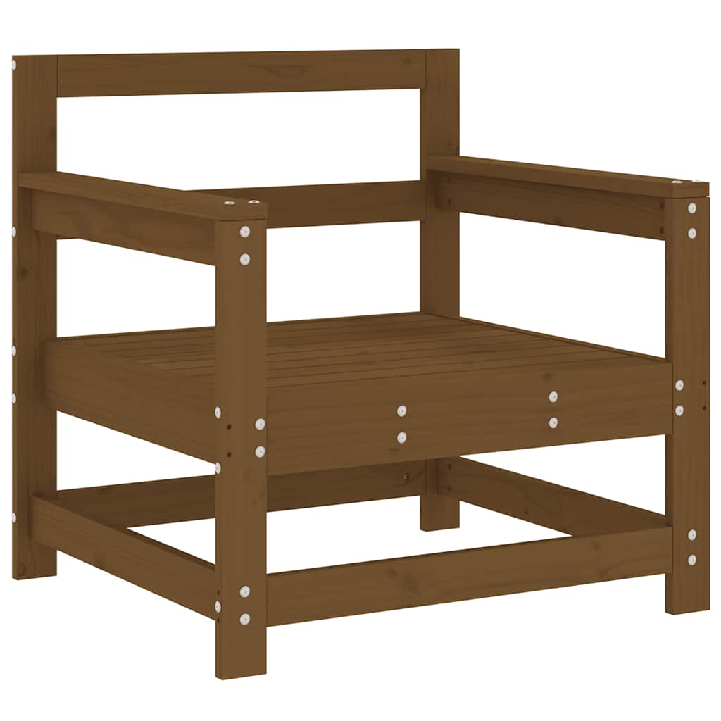 vidaXL Καρέκλες Κήπου με Μαξιλάρια 2 τεμ. Μελί από Μασίφ Ξύλο Πεύκου