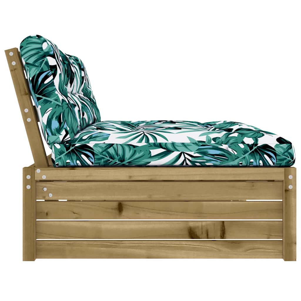 vidaXL Καναπές Μεσαίος 120 x 80 εκ. από Εμποτισμένο Ξύλο Πεύκου