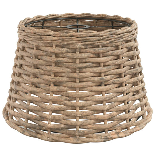 vidaXL Καπέλο Φωτιστικού Οροφής Καφέ Ø38x23 εκ. από Wicker