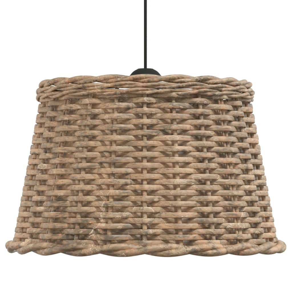 vidaXL Καπέλο Φωτιστικού Οροφής Καφέ Ø45x28 εκ. από Wicker