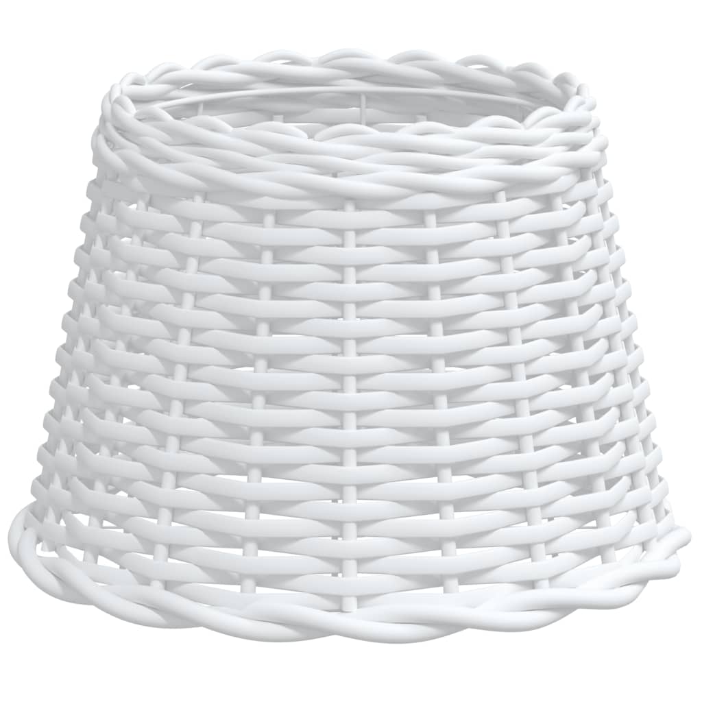 vidaXL Καπέλο Φωτιστικού Λευκό Ø30x20 εκ. από Wicker