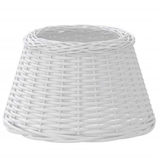 vidaXL Καπέλο Φωτιστικού Λευκό Ø50x30 εκ. από Wicker