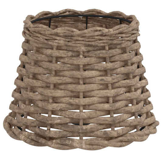 vidaXL Καπέλο Φωτιστικού Καφέ Ø20x15 εκ. από Wicker